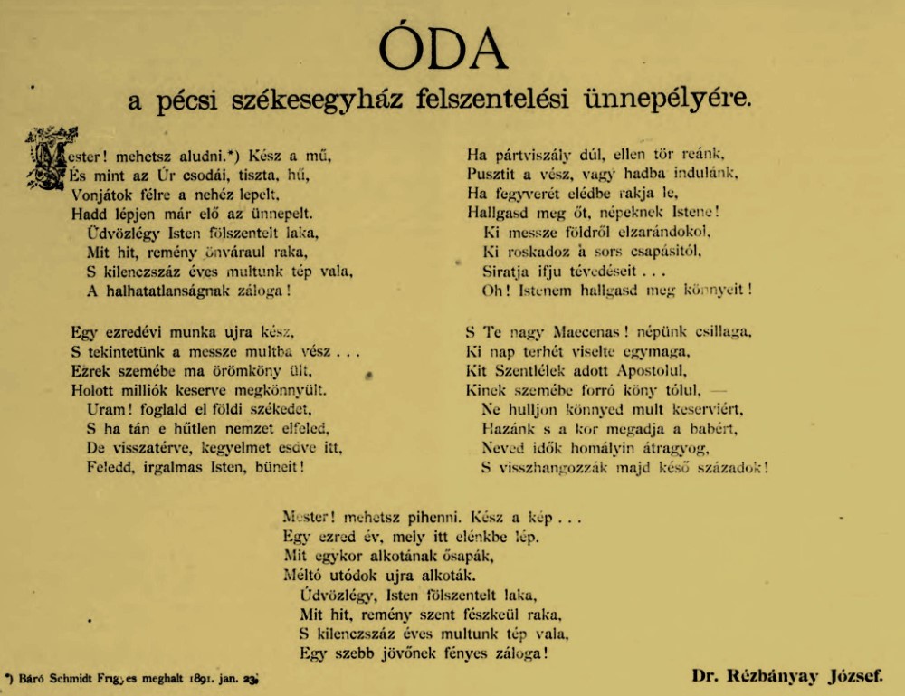 Rezbanyay Jozsef vers Egyedi