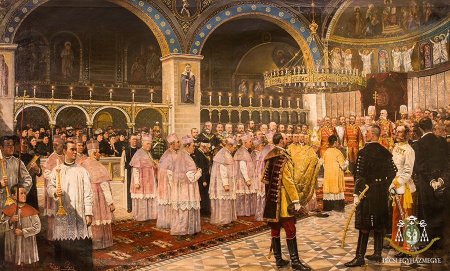 pecsi bazilika felszenteles 1896