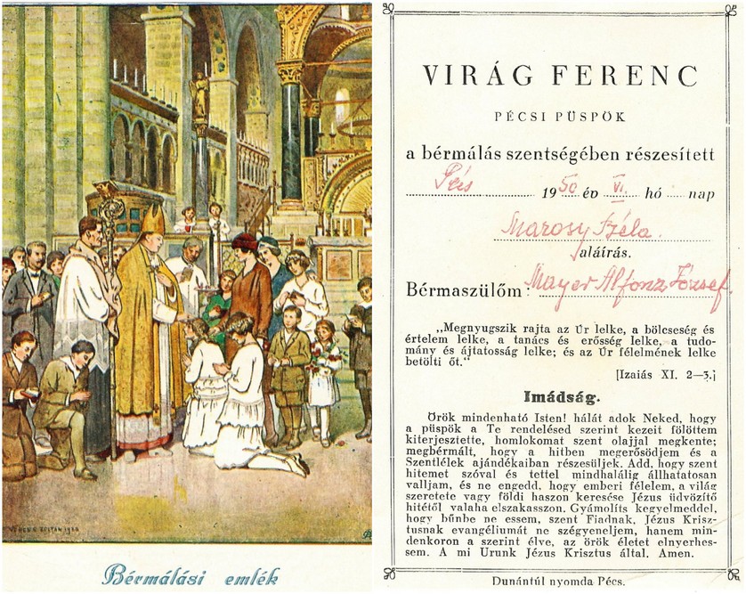 Bermalasi emlek 1950 Virag