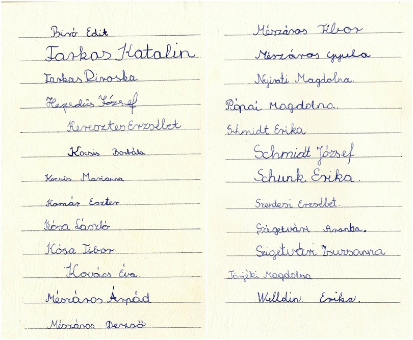 Bermalkozok ajandeka Kovacshida 1974 2