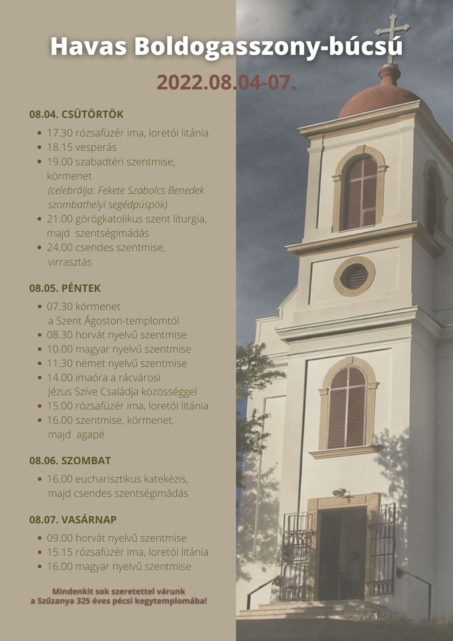 Havas Boldogasszony búcsú 1