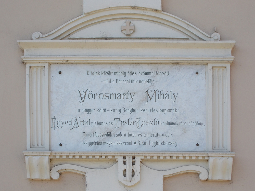 vorosmarty mihaly emlektablaja bonyhad