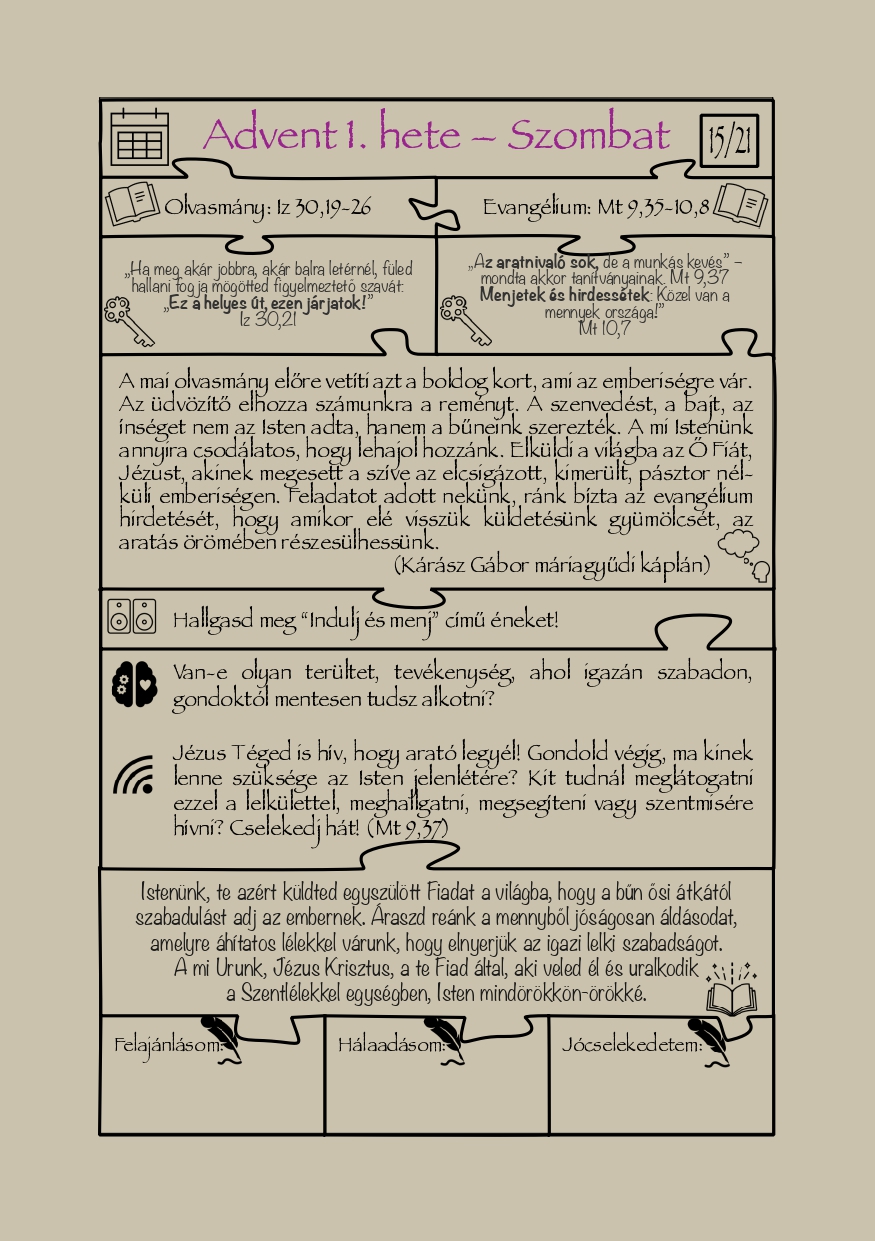 Vilagosito 2023 Advent Online page 0015