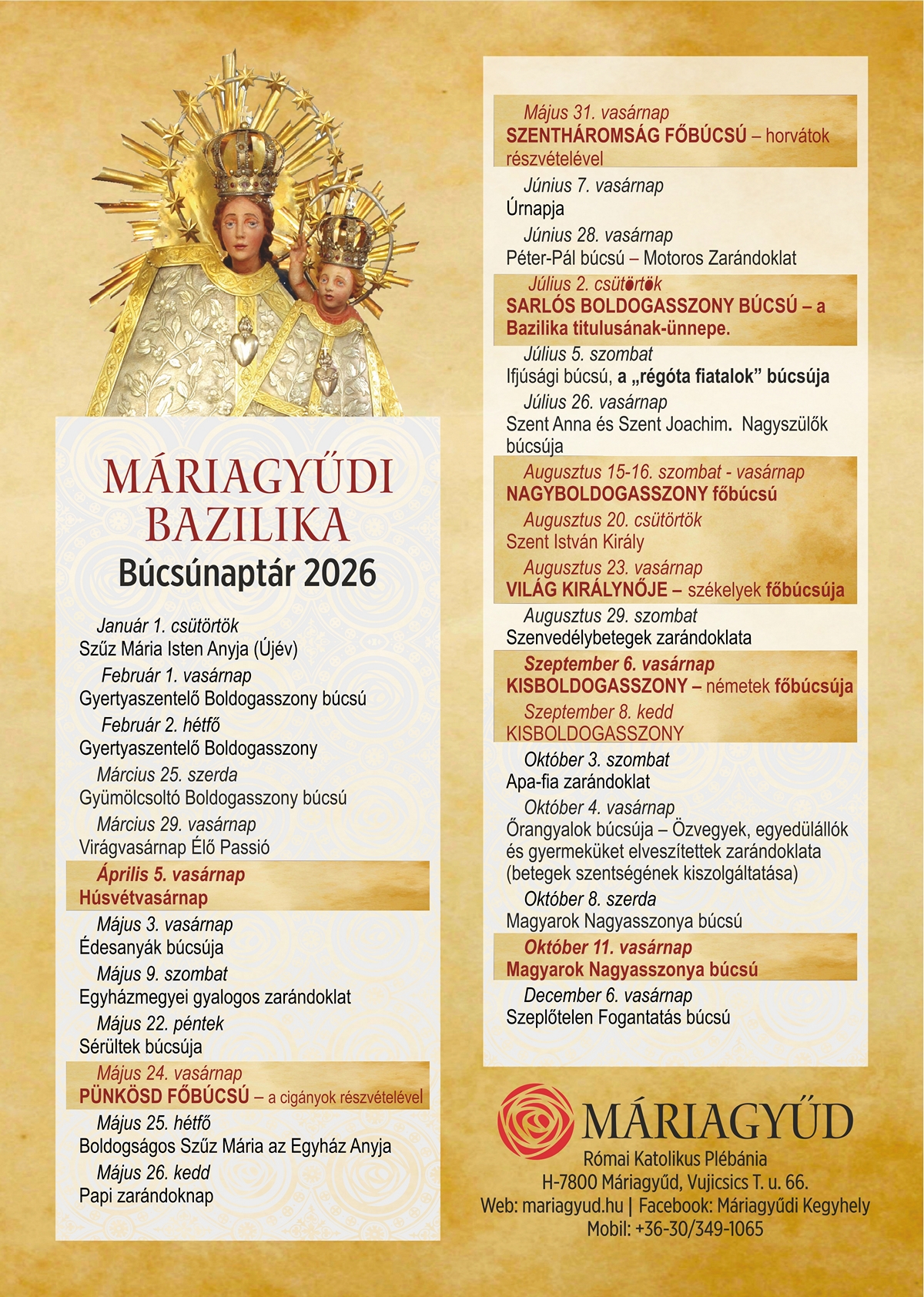 Mariagyudi bucsunaptar 2026 web