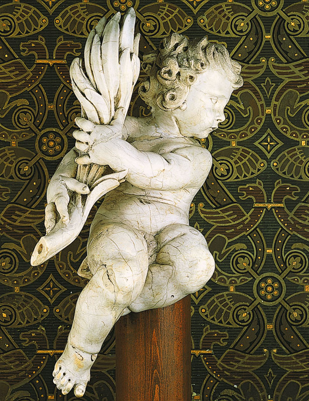 Angyalszobor a bazilikából