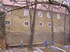 A Püspöki Palota nyugati homlokzata is megszépült