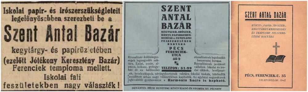 227 Szent Antal Bazar hirdetes