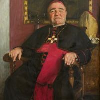 Cserháti József megyéspüspök olajfestménye (Pécsi Egyházmegye) | Fotó: Loósz Róbert