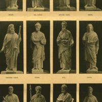 Kiss György pécsi székesegyházi apostolszobrainak 1/3 arányú gipszmintái (Forrás: Vasárnapi Újság, 1888. július 29. – Zelesny Károly)