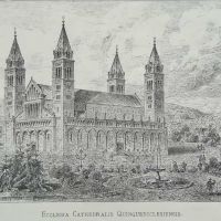 A pécsi Székesegyház 1889-ben (Irinyi S. rajza)