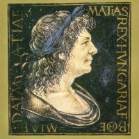 (Corvin) Mátyás arcképe az egyik corvinában (Miniátor: Ambrogio de Predis) (Forrás: Wikipédia )